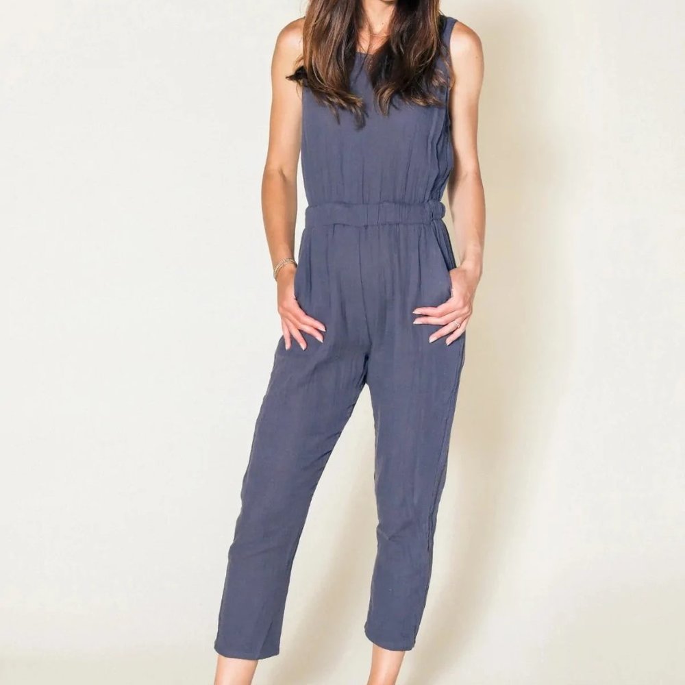 Jameela Organic Cotton Jumpsuit - Charcoal